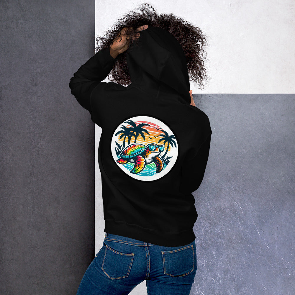 Tie-Dye Sea Turtle Unisex Hoodie