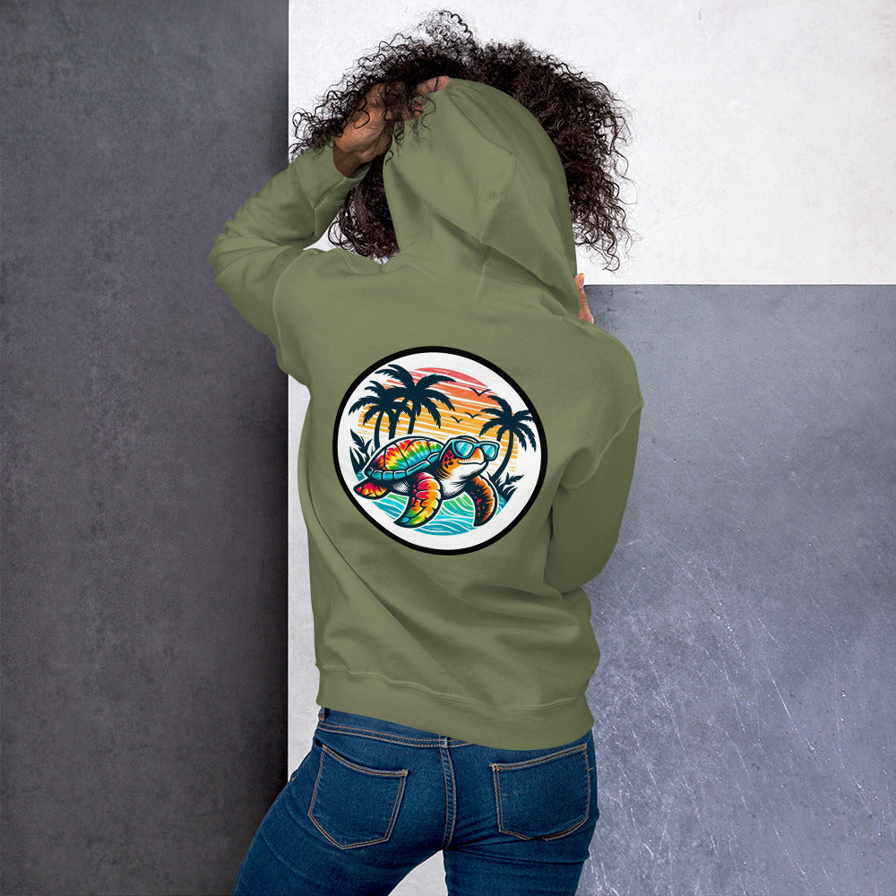 Tie-Dye Sea Turtle Unisex Hoodie