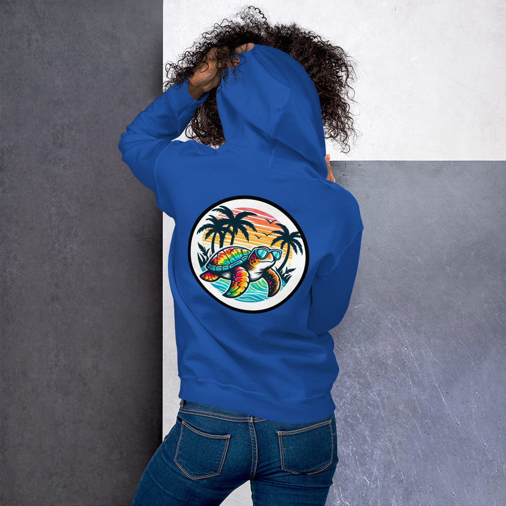 Tie-Dye Sea Turtle Unisex Hoodie