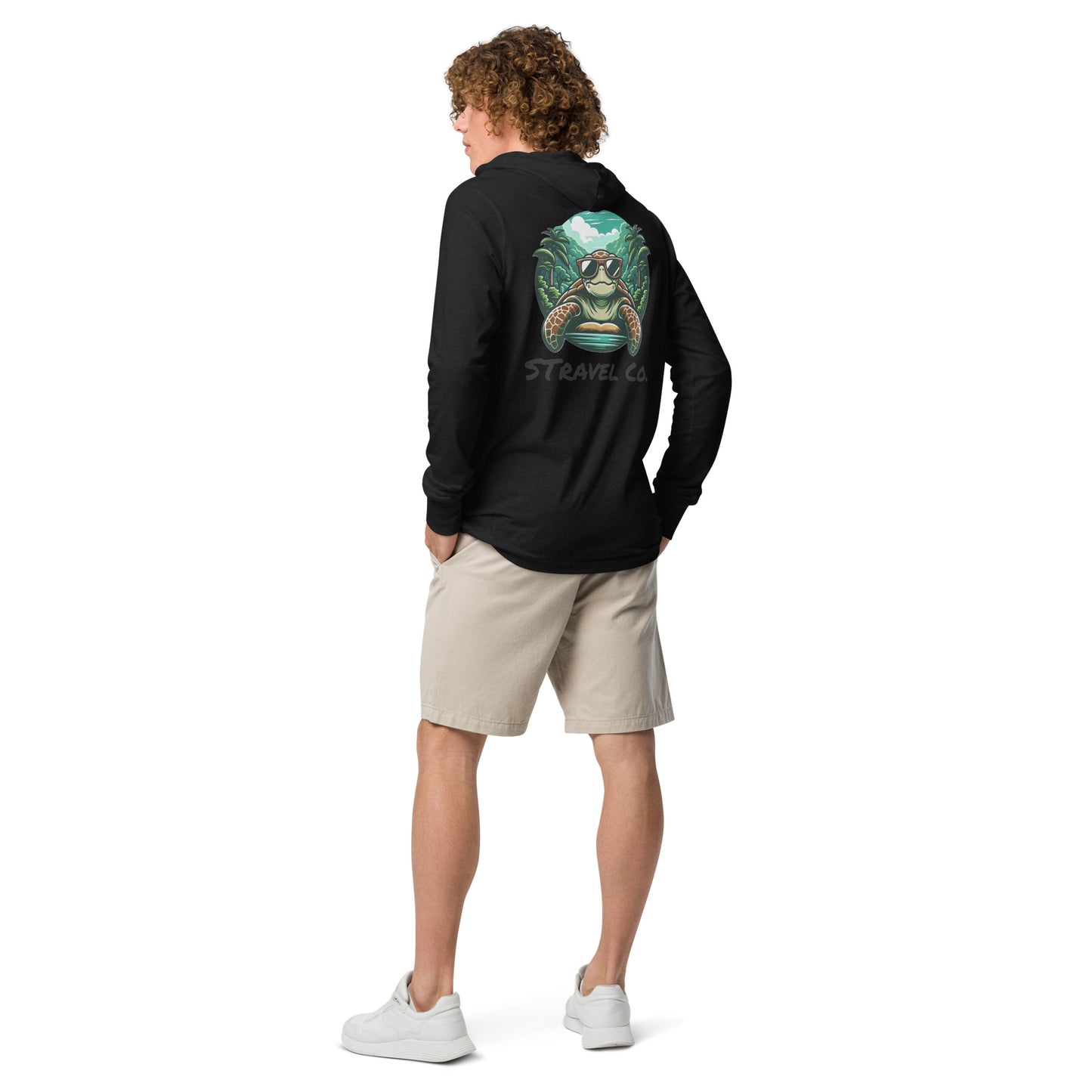 Rainforest SeaTurtle Long Sleeve Shirt w/ Hood