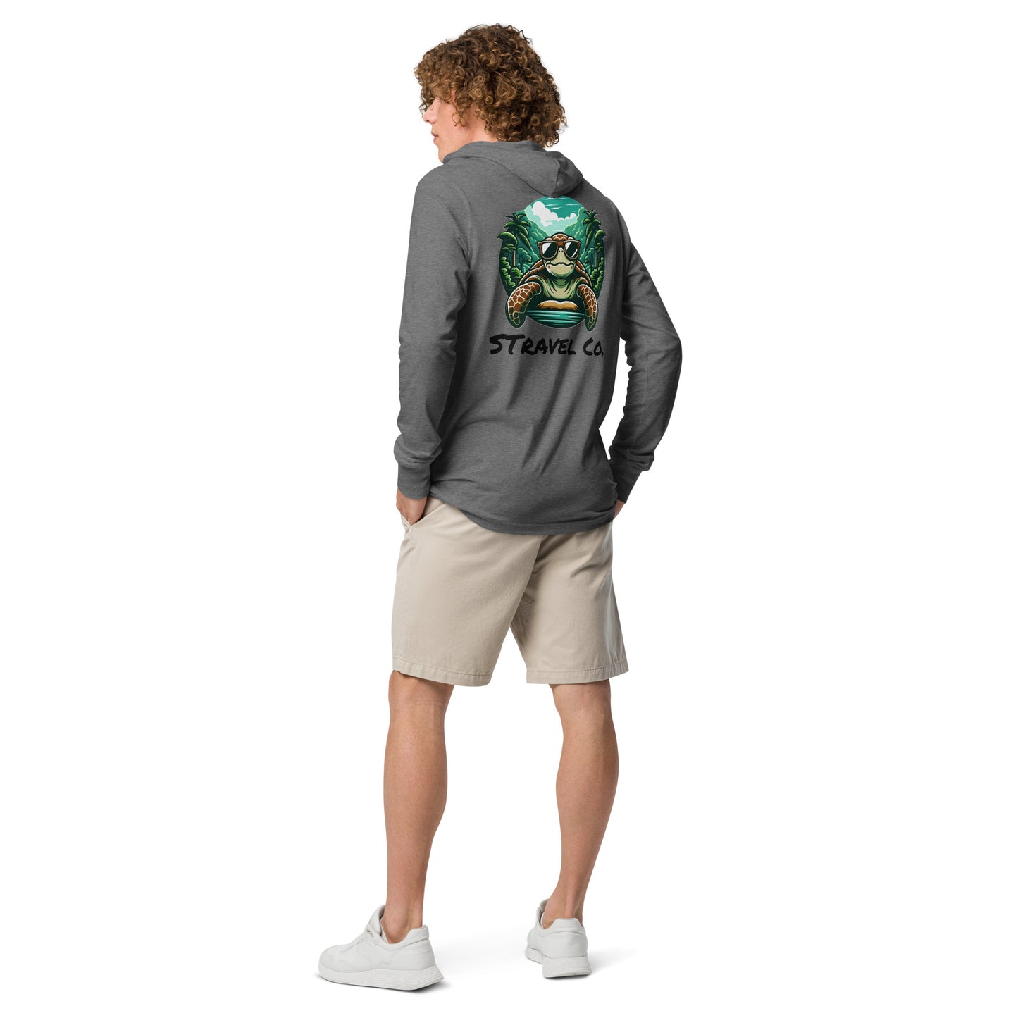 Rainforest SeaTurtle Long Sleeve Shirt w/ Hood