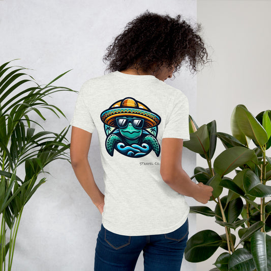 Seaturtle w/ Sombrero Unisex t-shirt