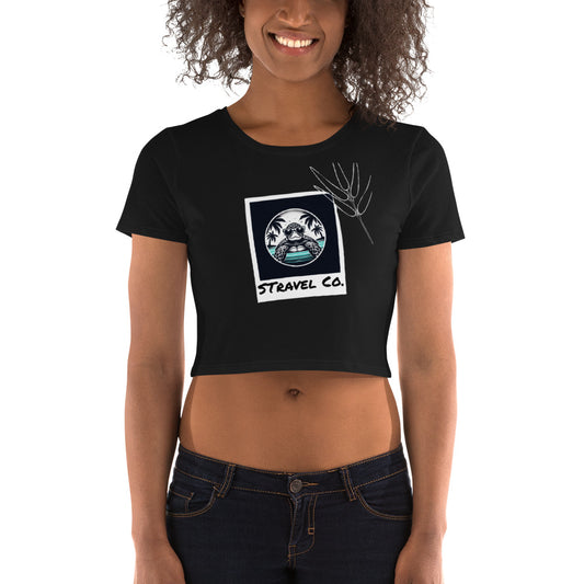 Polaroid Sea Turtle Women’s Crop Tee